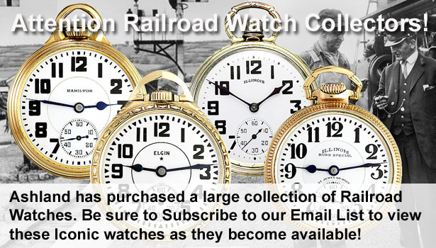 Railroad Pocket Watch Collection